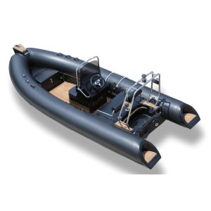 China 2022   hard bottom inflatable boat  PVC or hypalon rib480B with fuel tank  back cabin  more colors on sale