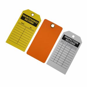 Custom Plastic Safety Tag With Long Lasting Durability And Logo Branding