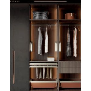 Sleek Almirah Hanger Accessories Hanging Rack Wardrobe Drawer Liner