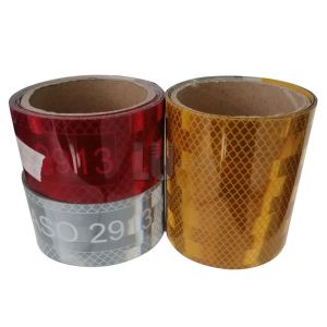 China SASO 2913 Yellow Reflective Stickers Printable Waterproof on sale