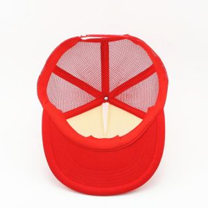 Trucker-style half mesh caps, stretch or adjustable caps for screened or