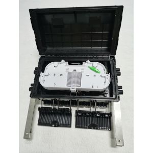 Outdoor Aerial Hanged ABS Plastic Fiber Distribution Box 2 Sides For Loading PLC