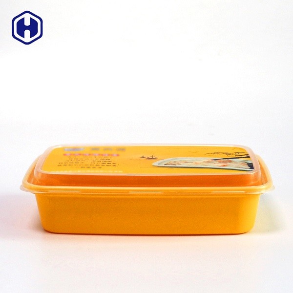 Quality Non Spill IML Plastic Containers Lightweight Disposable Plastic Box wholesale