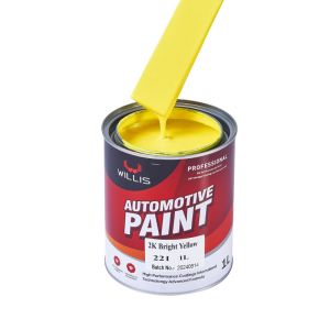 Bright Yellow 2k Car Paint / Auto Touch Up Spray Paint OEM / ODM