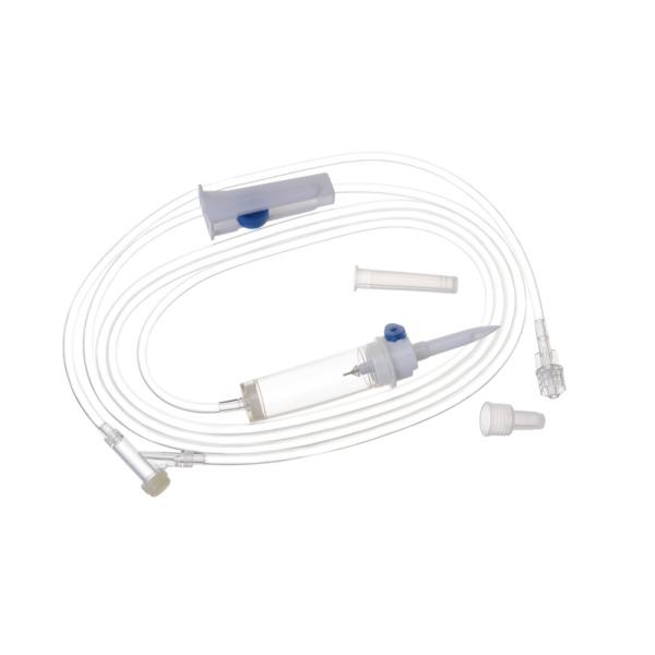 ISO Certificate Admin Disposable Infusion Set 15 drops Sterile Y Injection Tube