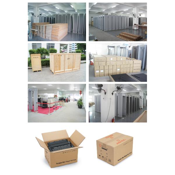 24 Zones Foldable Walk Through Metal Detector IP55 Indoor / Outdoor