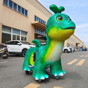 Customization Electric Animatronic Dinosaur Ride Remote Control for Kids