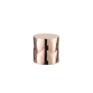 China Custom Made Top Quality Round Zinc Alloy Luxury Perfume Bottle Magnetic Cap on sale