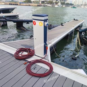 Durable Marine Finger Dock With HDPE EPS Foam Floats Aluminium Floating Pontoon