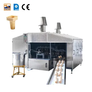 Cheap 0.75kw Main Motor Specification Automatic Wafer Cone Production Line With CE for sale
