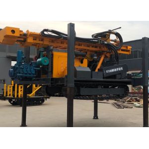Crawler Chassis Gas 300m Pneumatic Borewell Machine