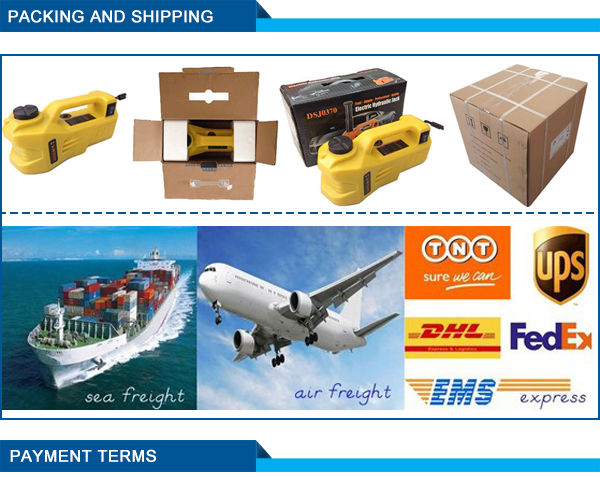 Two Stage Electric Hydraulic Car Jack ROHS Approved 3.5m Power Cable 4t