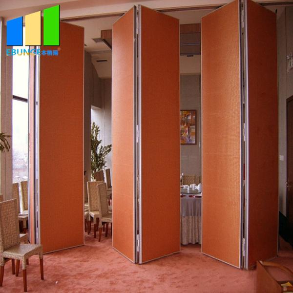 Quality Acoustic Room Dividers Restaurant Sliding Gate Folding Partition For Decoration wholesale