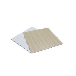 Indoor Wood PVC Ceiling Panel Plastic Composite PVC Coating Cladding Fluted Wall