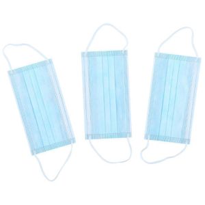 Melt Blown Nonwoven Fabric Elastic Ear Loop Mask For Harmful Particulates