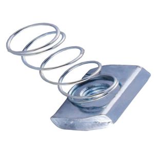 Cheap M10 M12 Metal Nut Grade 4.8 White Zinc Plated Strut Channel Nuts Easy Disassembly for sale