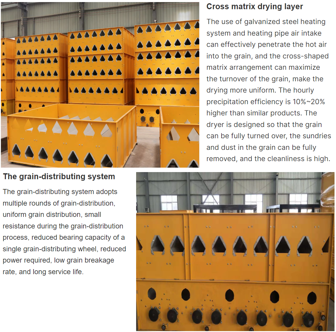 30 Tons Lentil Dryer Machine Automatic Multislot Prevent Crack