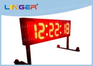 China Wireless Controller LED Countdown Timer Electronic With Moving Wheel Stand on sale