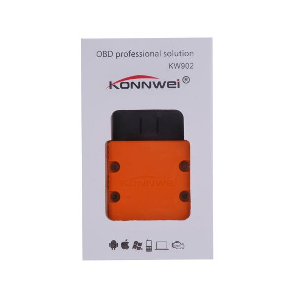 Android Mobile Phone Konnwei Scan Tool KW902 Elm327 V1.5 Software J1939 2402