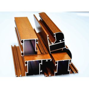 China 6063 - T5 Aluminum Window And Door Frame Profile on sale