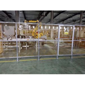 OEM Extrusions Structural Aluminum Profiles 4040 Assembly Line Robot Fence