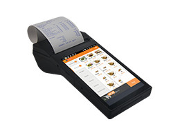 Auto Focus Camera HDD-A7 7 inch HD Screen Mobile Handheld POS Terminal with 80mm