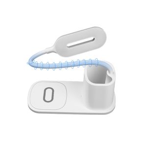 Multifunctional 2.5A 10W QI Wireless Charging Pad Foldable Desk Lamp