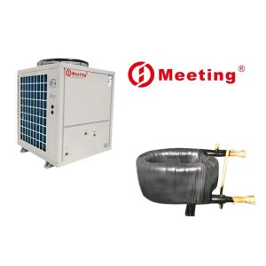 China Meeting Air To Water Heat Pump 380V Three Phase Anti - Corrosion Titanium Heat Exchanger CCC on sale