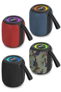 China Portable 10W Hi-Fi Running Marquee Radio Bluetooth Speaker with Lights, Suitable for pairing with a TV or projector to enjoy high-quality home audio and video time on sale