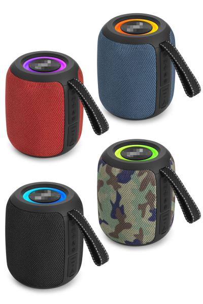 Quality Portable 10W Hi-Fi Running Marquee Radio Bluetooth Speaker with Lights, Suitable for pairing with a TV or projector to enjoy high-quality home audio and video time wholesale