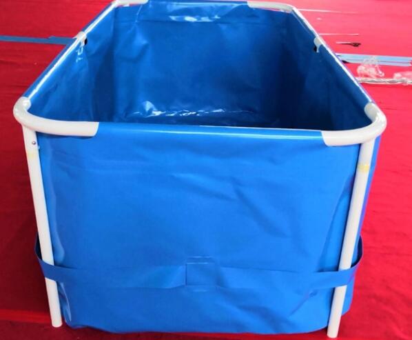 Collapsible 3000L 0.9mm PVC Tarpaulin Fish Tank Fish Pond Plastic Tank Diy Fish Pond