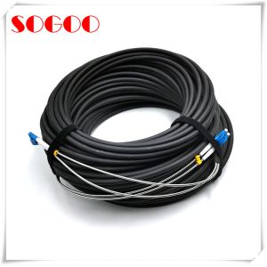 Base Station Duplex FTTA Armored Fiber Patch Cable with Fullaxs cover For