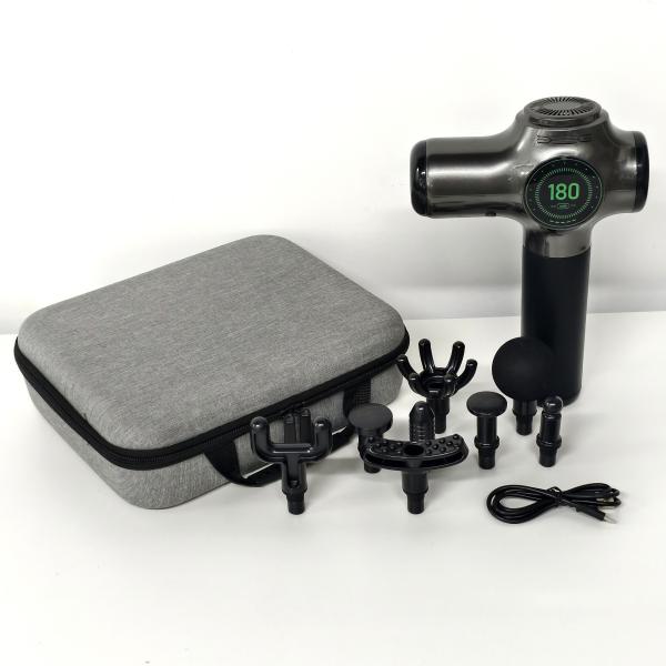 Professional Powerful Massage Gun with 99-Speed and 8 Massage Heads LCD Touch