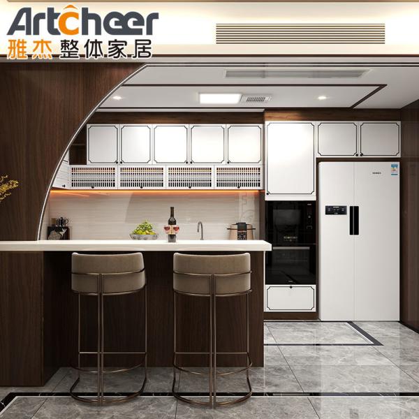 Quality Modern White Lacquer Kitchen Cabinets Made in with Matte Finish and E1 Grade Material wholesale