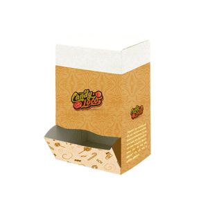 Sandy Matte Custom Dispenser Boxes Branded Cardboard Display Packaging Printing