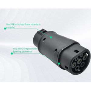 China Type 2 Ev Fast Charging Plug Type 2 To Type 1 Ev Charger Adapter on sale