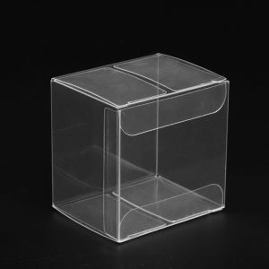 China Acid Free Mini Cupcake Folding Clear Plastic Pvc Boxes on sale