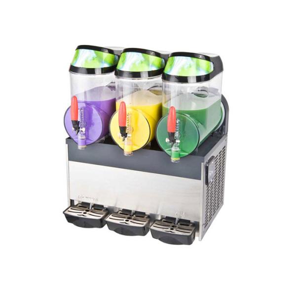 Quality Three Tanks Ice Slush Machine Freon R134a and R404a Healthy wholesale