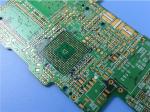 Blind Via PCB Built on Tg150℃ FR-4 With Immersion Gold 4-Layer FR-4 Circuit