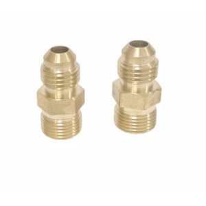 1/2'' NPT X 1/2 '' Flare Brass Pipe Fitting Male Pipe Adapter Smoothly Polished