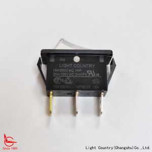 Factory High Quality White LED illuminated Rocker Switch, R4, 33x15mm, ON-OFF,