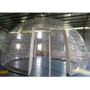 Popular Transparent PVC Inflatable Bubble Tent With Two Doors And Vents