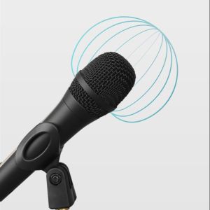 Wired Studio Condenser Microphone With Audio Interface 65dB SNR