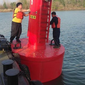 Cheap UV Resistant Polyethylene Buoy for Marine Navigation 5-50m Depth for sale