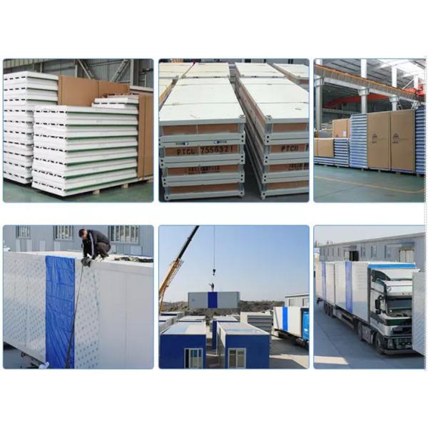 CFC free customized PUR wall panel 30-200mm for carpot, warehouse, factory RAL color