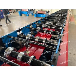 No Nails Roof Panel Roll Forming Machine Making Slef Locking Warehouse Roof