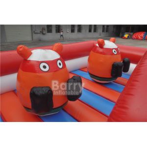 Custom Inflatable Toddler Playground , Special Inflatable Fun City Boxing Bull