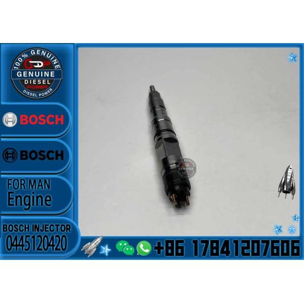 Quality Newpars auto parts fuel injector 0445120420 0445120425 0445120344 for WEICHAI WD615-CRS-EU4 injector wholesale