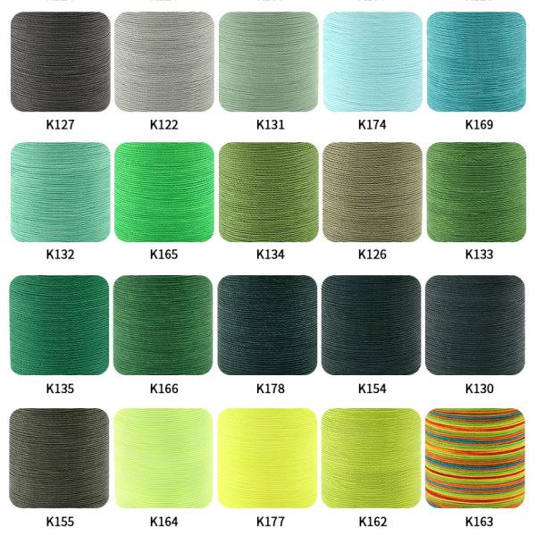 Quality 0.35-0.8mm Leather Sewing Thread in 80 colors for Hand-sewn Woven 6 Meters Piece Linen wholesale