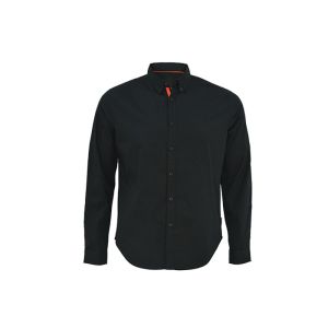 Cheap Black Cool Style Custom Work Shirts With Collar Highly Comfortable And Durable for sale